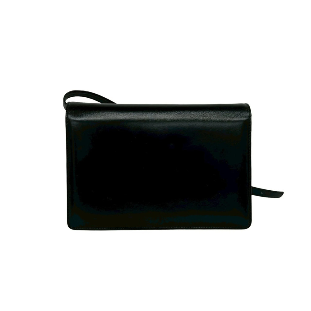 GUCCI Vintage Black Leather Shoulder Bag - Picture 3 of 10